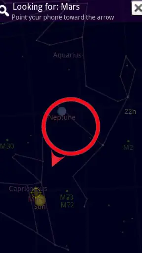 Mapa do céu screenshot
