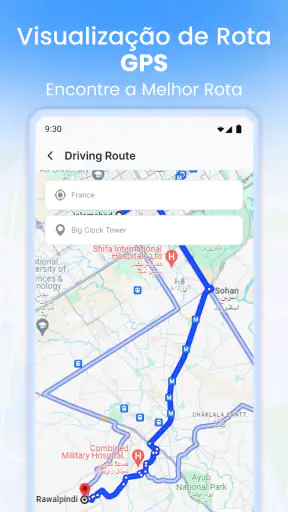 Mapas de Satélite GPS ao Vivo screenshot