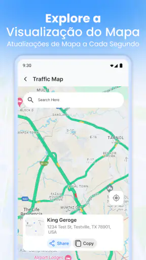 Mapas de Satélite GPS ao Vivo screenshot