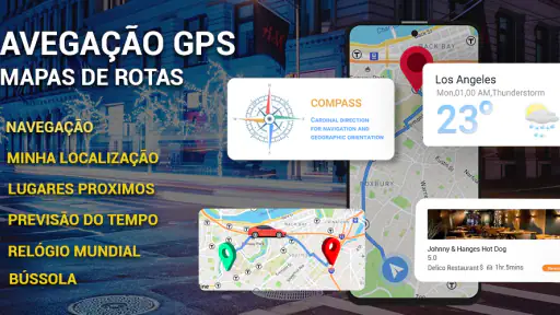 Mapas GPS Navegação por voz screenshot