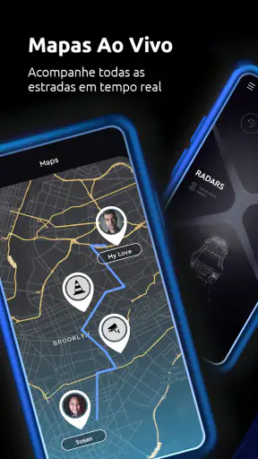 Mapas tudo em um, velocímetro screenshot