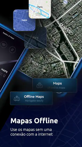 Mapas tudo em um, velocímetro screenshot