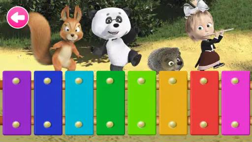 Masha e o Urso. Jogo Educativo screenshot