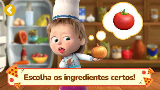 Masha e o Urso: Jogos de Pizza screenshot