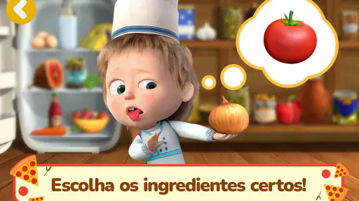 Masha e o Urso: Jogos de Pizza screenshot
