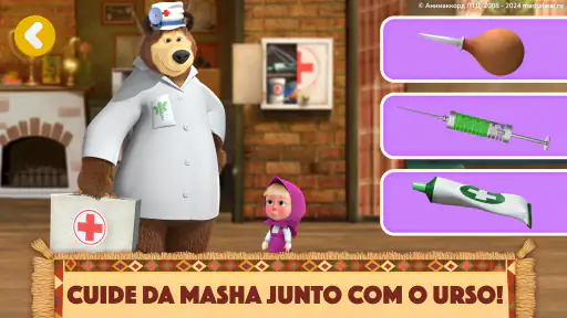 Masha e o Urso: Jogos Infantis screenshot