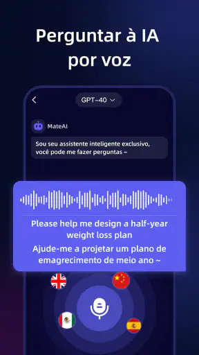 MateAI - Chatbot IA Português screenshot