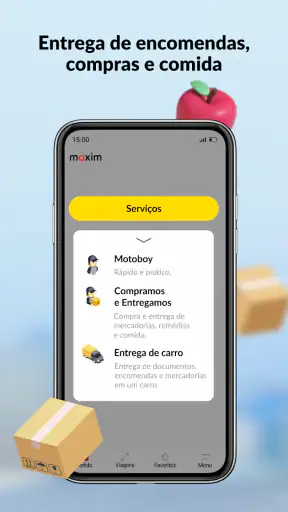 maxim — viagens & entregas screenshot