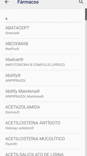 Medicamentos vía parenteral screenshot