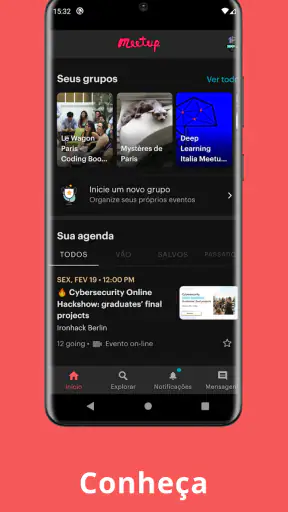 Meetup: Eventos perto de você screenshot