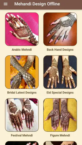 Mehandi Design Offline screenshot