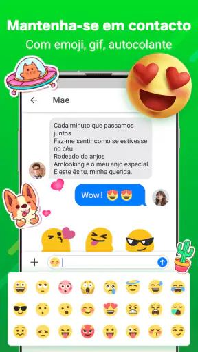 Mensageiro: Mensagem, SMS screenshot