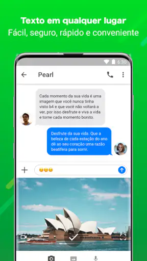 Mensageiro: Mensagem, SMS screenshot