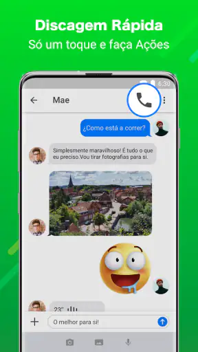 Mensageiro: Mensagem, SMS screenshot