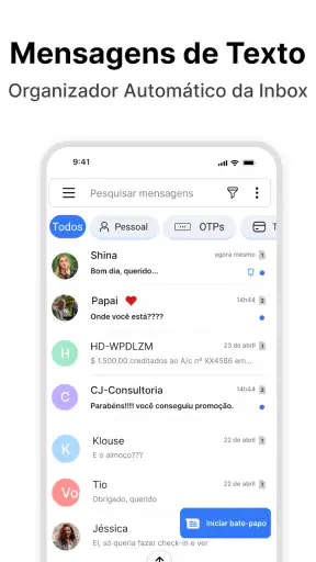 Mensagem de texto - SMS screenshot
