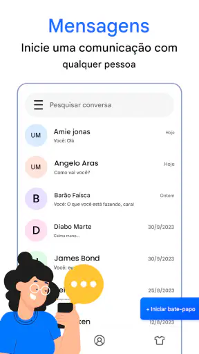 Mensagens screenshot