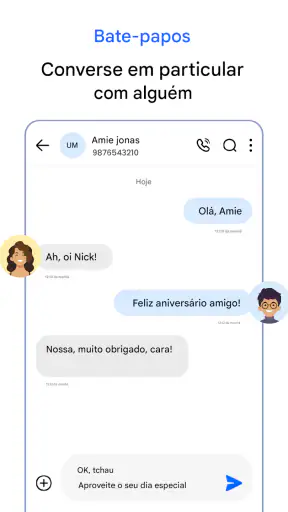 Mensagens screenshot