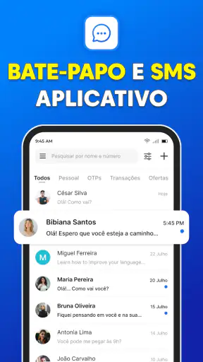 Mensagens: Mensageiro de Texto screenshot