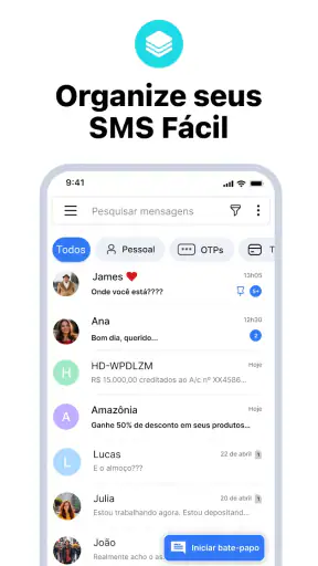 Mensagens - SMS Mensagem screenshot