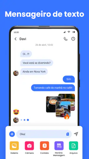 Mensagen:Texto de mensagem SMS screenshot