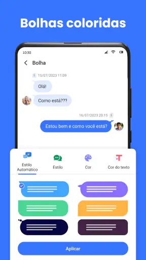 Mensagen:Texto de mensagem SMS screenshot