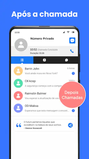 Mensagen:Texto de mensagem SMS screenshot