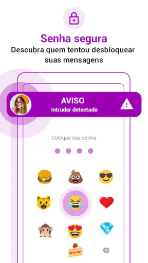 Messenger SMS Mensagens Emoji screenshot