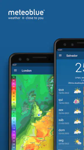 meteoblue tempo e mapas screenshot