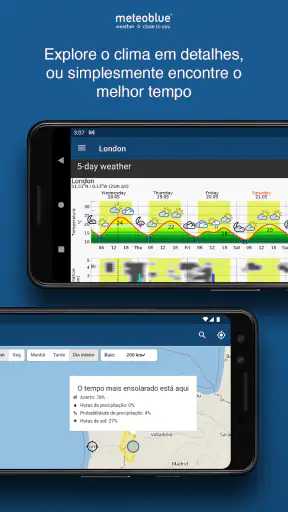meteoblue tempo e mapas screenshot