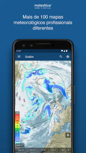 meteoblue tempo e mapas screenshot