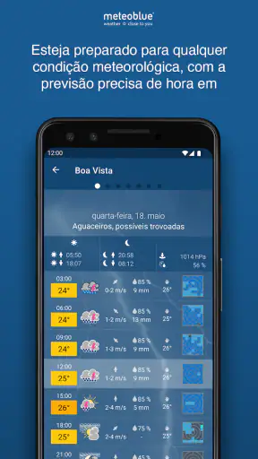 meteoblue tempo e mapas screenshot