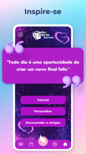 Meu Diário com Senha de Dedo screenshot