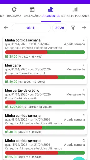 Meu orçamento Pro screenshot