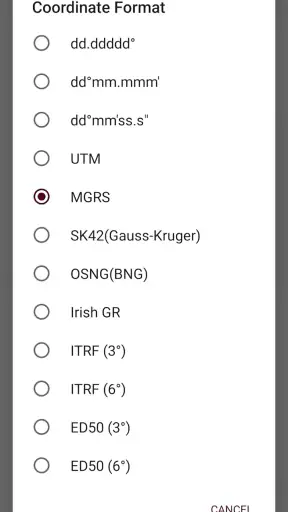 Mgrs & Utm Map Pro screenshot