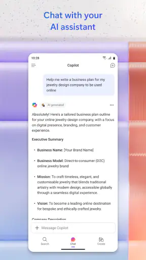 Microsoft 365 Copilot screenshot