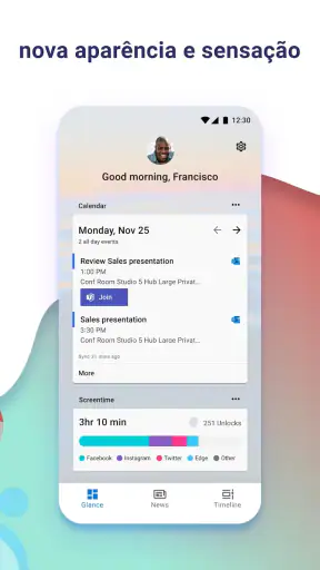 Microsoft Launcher screenshot