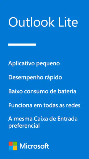 Microsoft Outlook Lite: Email screenshot