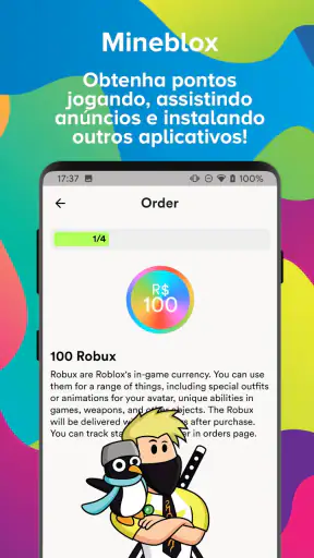 Mineblox - Obter RBX screenshot