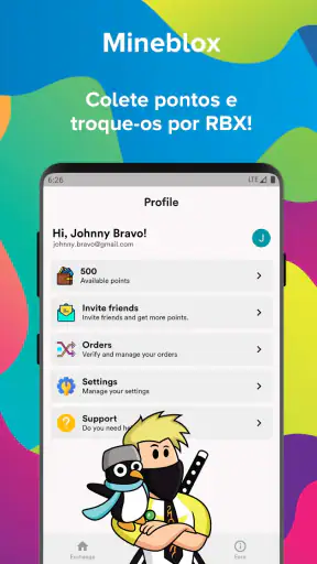 Mineblox - Obter RBX screenshot