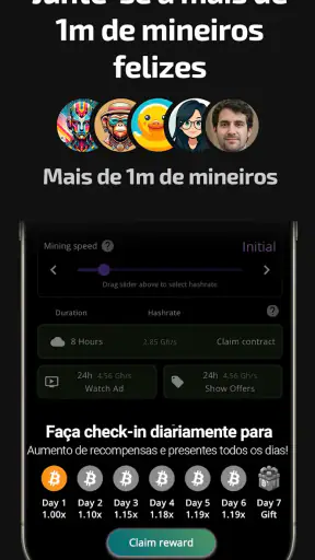 Minerador Bitcoin na Nuvem screenshot