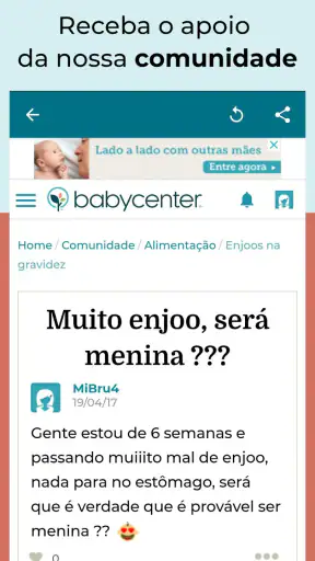 Minha gravidez e meu bebê hoje screenshot