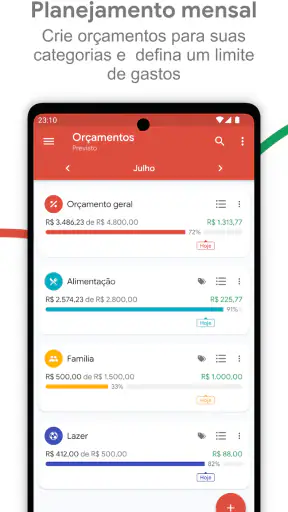 Minhas Finanças: Controle e IA screenshot