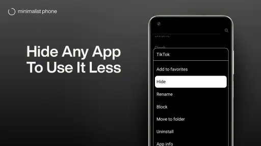 minimalist phone: Launcher screenshot