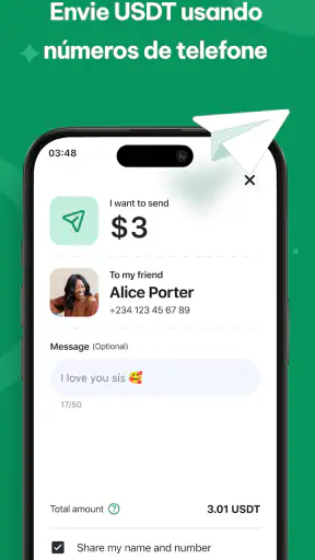 MiniPay - Enviar Internacional screenshot