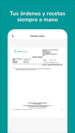 MiRedSalud screenshot