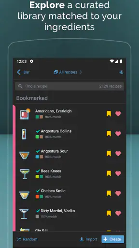 Mixel: Cocktail Recipes & Bar screenshot