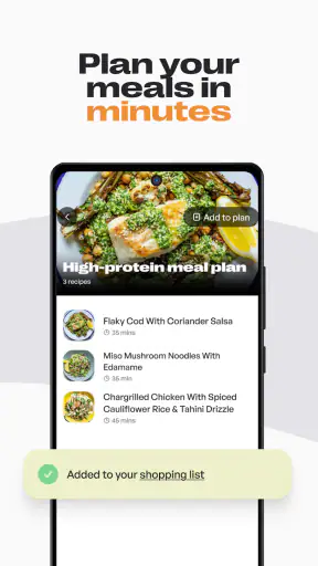 Mob: Meal Planner and Recipes screenshot