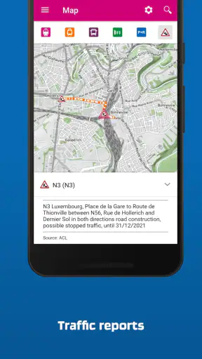 Mobiliteit.lu screenshot