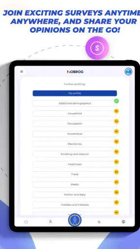 MOBROG Pesquisas App screenshot