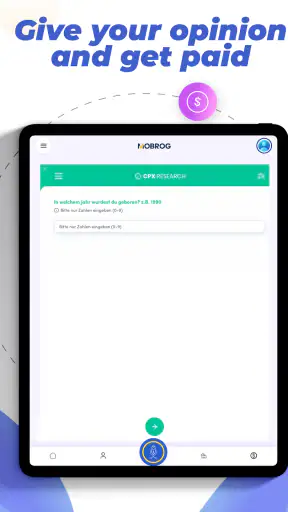 MOBROG Pesquisas App screenshot